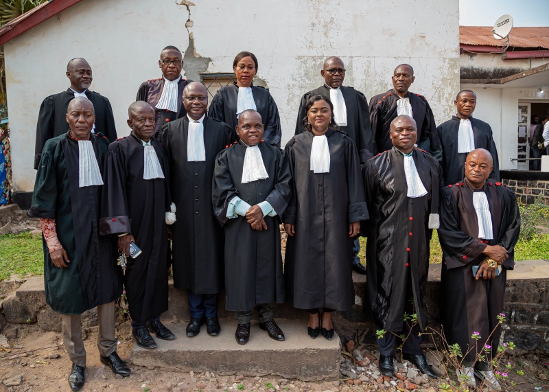 Muyumba et les mebres de la cour d'appel du Tanganyika