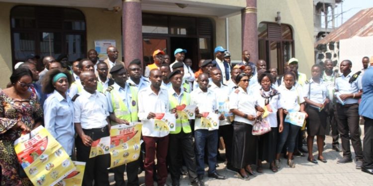Nord-Kivu : Les services de transport simpliquent dans la riposte contre la maladie à Virus Ebola et plaident pour une formation en matière sanitaire
