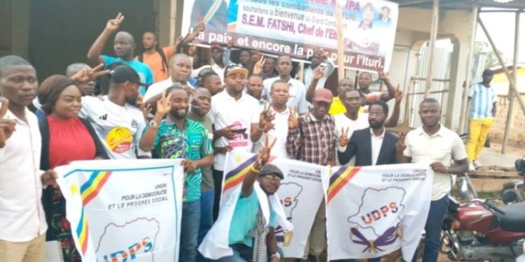 Ituri : Après la sortie du Gouvernement ILUKAMBA, la ligue des jeunes de lUDPS Ituri félicite les nominés
