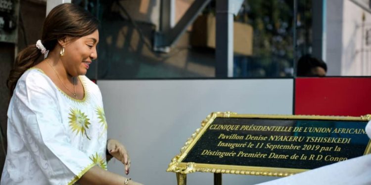 Kinshasa : Denise Nyakeru Tshisekedi inaugure Un nouveau pavillon à la Clinique Présidentielle de la Cité de l’Union africaine.