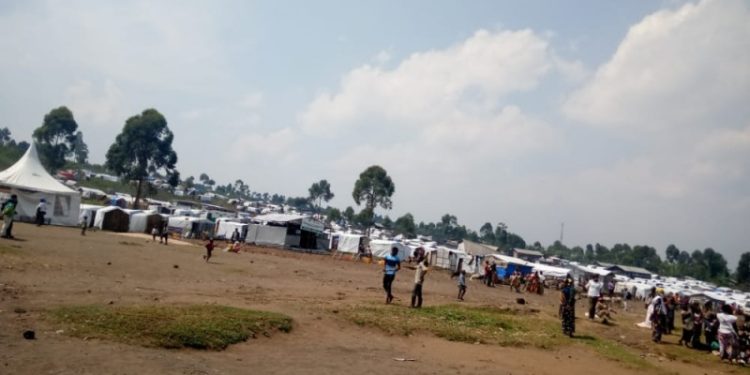 Nord-Kivu: les femmes du parti Ecidé au chevet des sinistrés de l’éruption volcanique à Kibati,