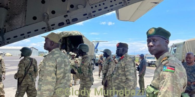 Des soldats sud-soudanais ont foulé le sol de la  RDC