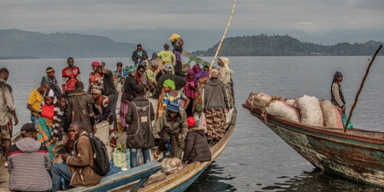 RDC: Environ 80 personnes auraient survécu au naufrage d’une pirogue à moteur dans le lac Kivu