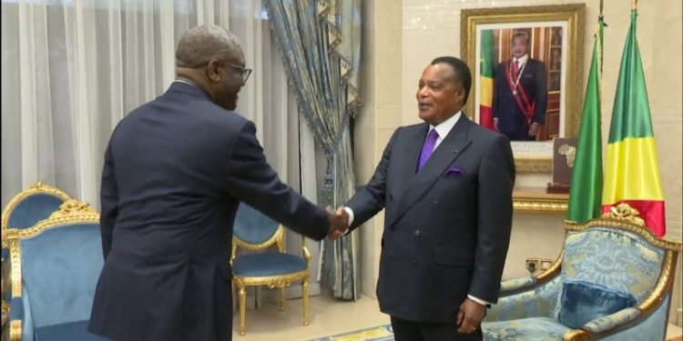 Congo-Brazza : Dr Denis Mukwege reçu par le Président Denis Sassou Nguesso à son palais du Plateau