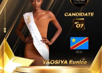 Eunice Yaosiya, Miss Congo Indépendance, représente avec fierté la RDC à la 4e édition de la Couronne dAfrique des Nations