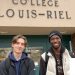 Vincent Gagné et Samba Basse, élèves du Collège Louis-Riel, sacrés grands gagnants du concours Lance ton balado 2024