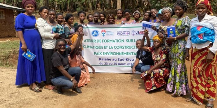Kalehe : Le Club Zaida Catalan forme des femmes sur le changement climatique et les stratégies dadaptation.