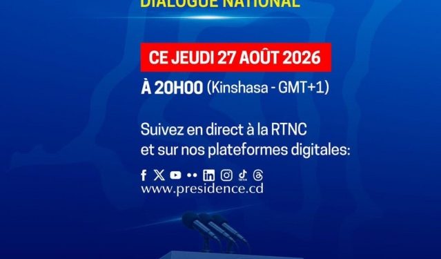 Dialogue national : Félix Tshisekedi s’adresse à la Nation ce soir