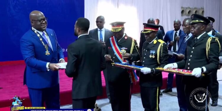 Mondial 2026 : Tshisekedi élève les Léopards au rang de Chevaliers de l’Ordre national du Léopard