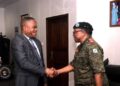 RDC : le nouveau président a.i. de la Haute Cour militaire reçu par Dieudonné Kamuleta