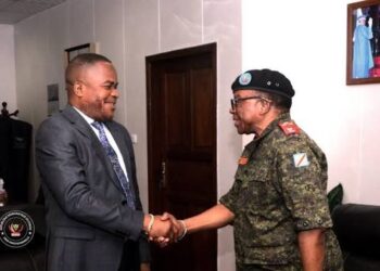 RDC : le nouveau président a.i. de la Haute Cour militaire reçu par Dieudonné Kamuleta