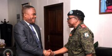RDC : le nouveau président a.i. de la Haute Cour militaire reçu par Dieudonné Kamuleta