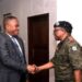 RDC : le nouveau président a.i. de la Haute Cour militaire reçu par Dieudonné Kamuleta